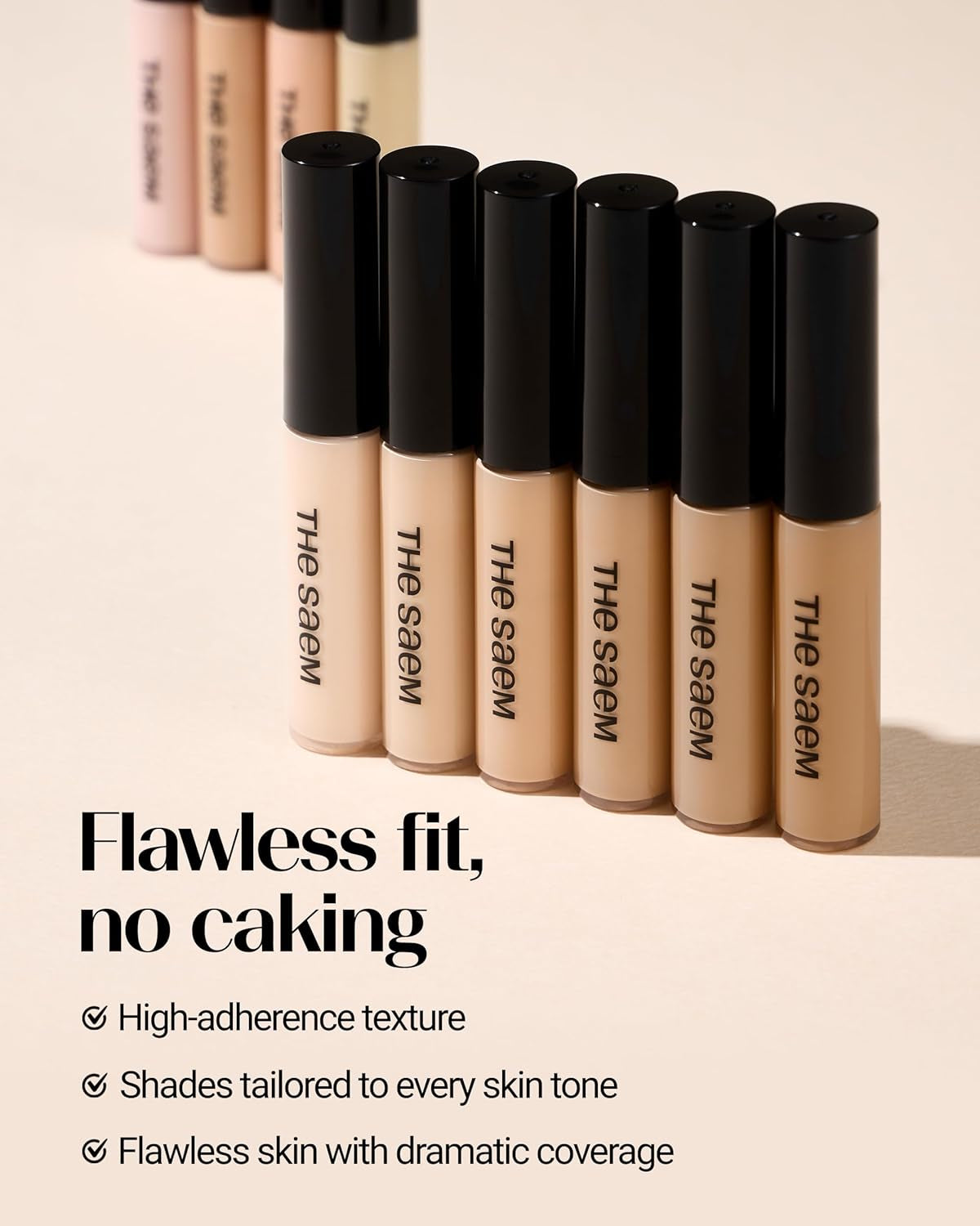 Cover Perfection Tip Concealer SPF 28 PA++ 6.5g - 1.75 Middle Beige, High Adhesive Formula for Blemish, Freckle, and Dark Circle Coverage