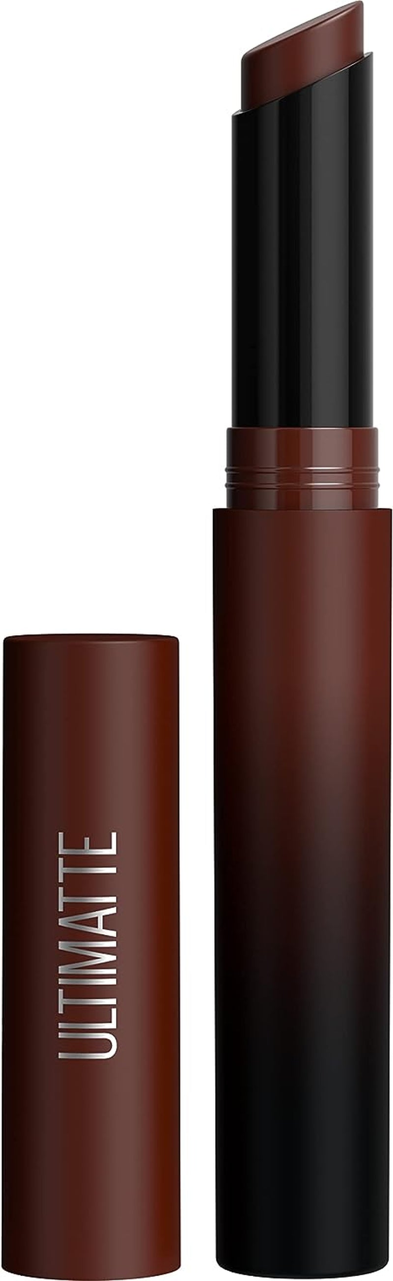 Color Sensational Ultimatte Neo-Neutrals Slim Lipstick - Lightweight Blurring Formula with High-Impact Pigments in More Coffee, 0.06 Oz