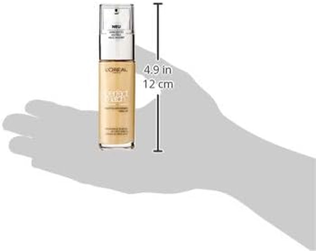 L'Oréal Paris Perfect Match Liquid Foundation with Hyaluronic Acid and Aloe Vera, Shade No. 2.5.D/2.5.W Macadamia, 30 ml