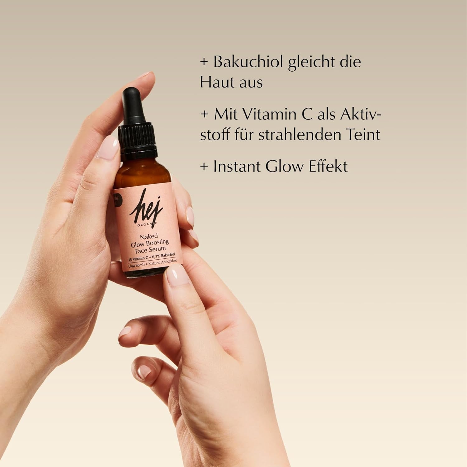 Anti-Aging Face Serum for All Skin Types, Natural Ingredients, Intensive Care, 30 ml