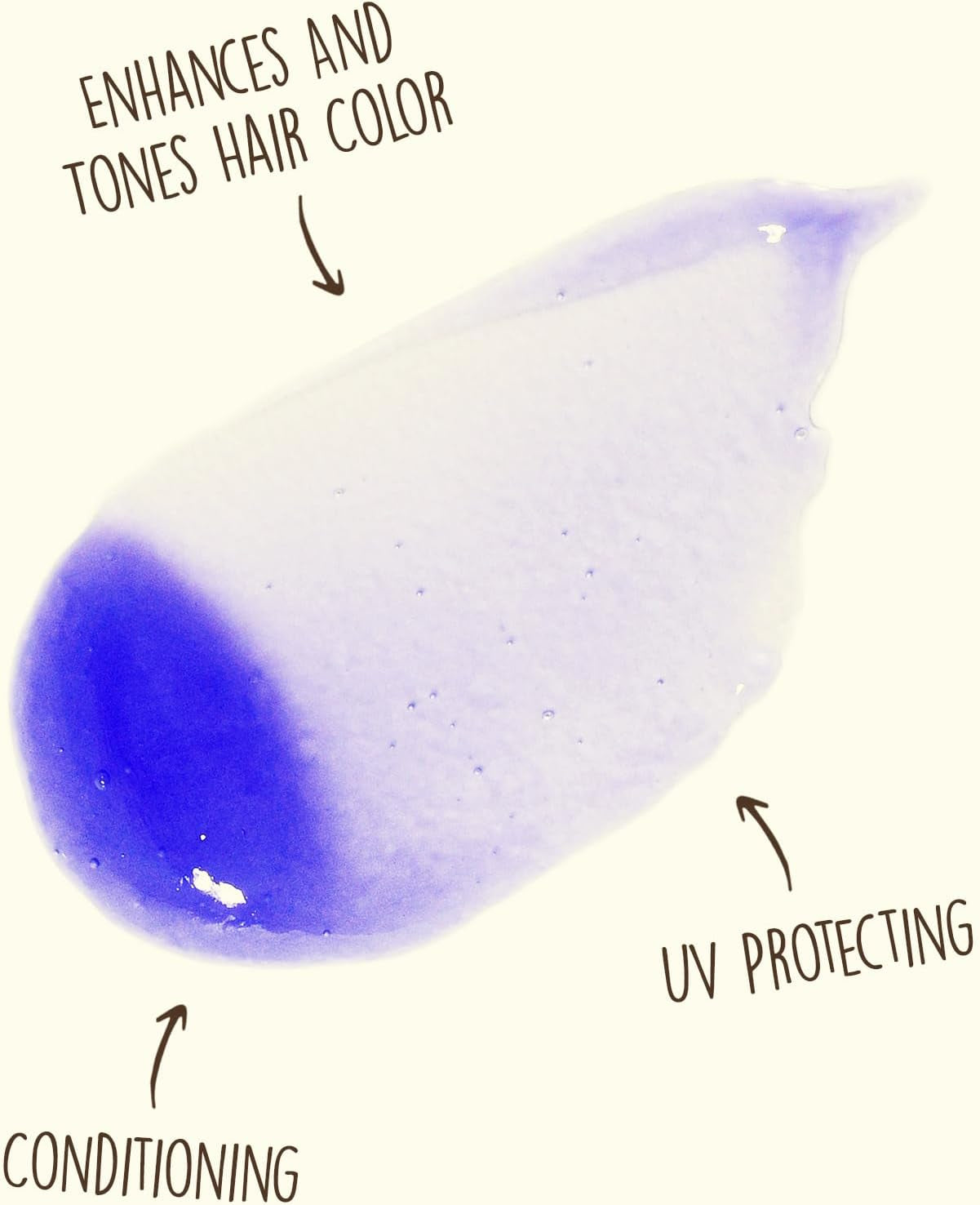Blonde Tone Enhancer - Paraben, Gluten, and Cruelty-Free Purple Leave-In Treatment for Blondes - 4 oz