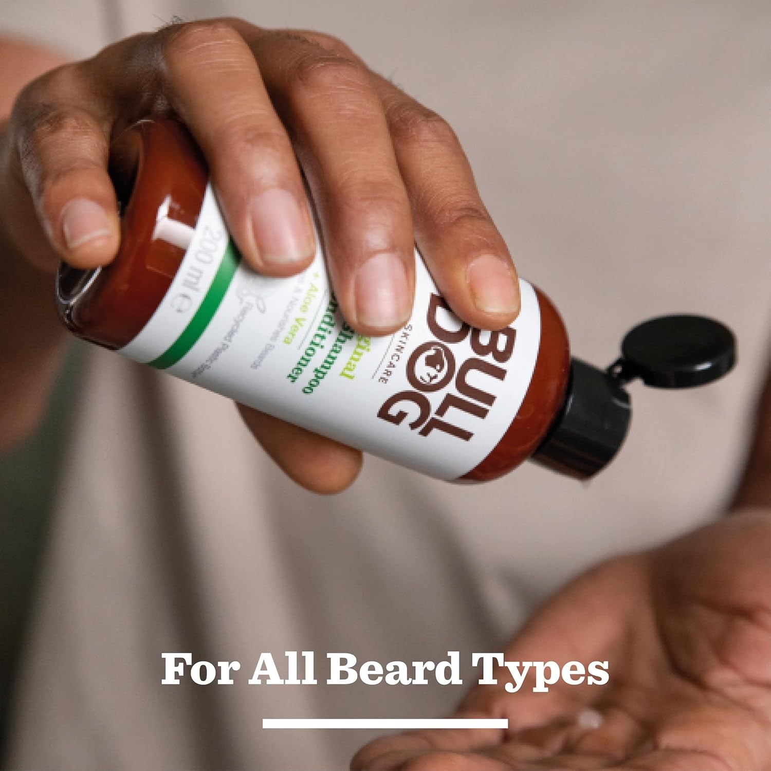 Beardcare Original Shampoo and Conditioner for Soft, Fresh, and Nourished Beards with Aloe Vera, Camelina Oil, and Green Tea, 200ml