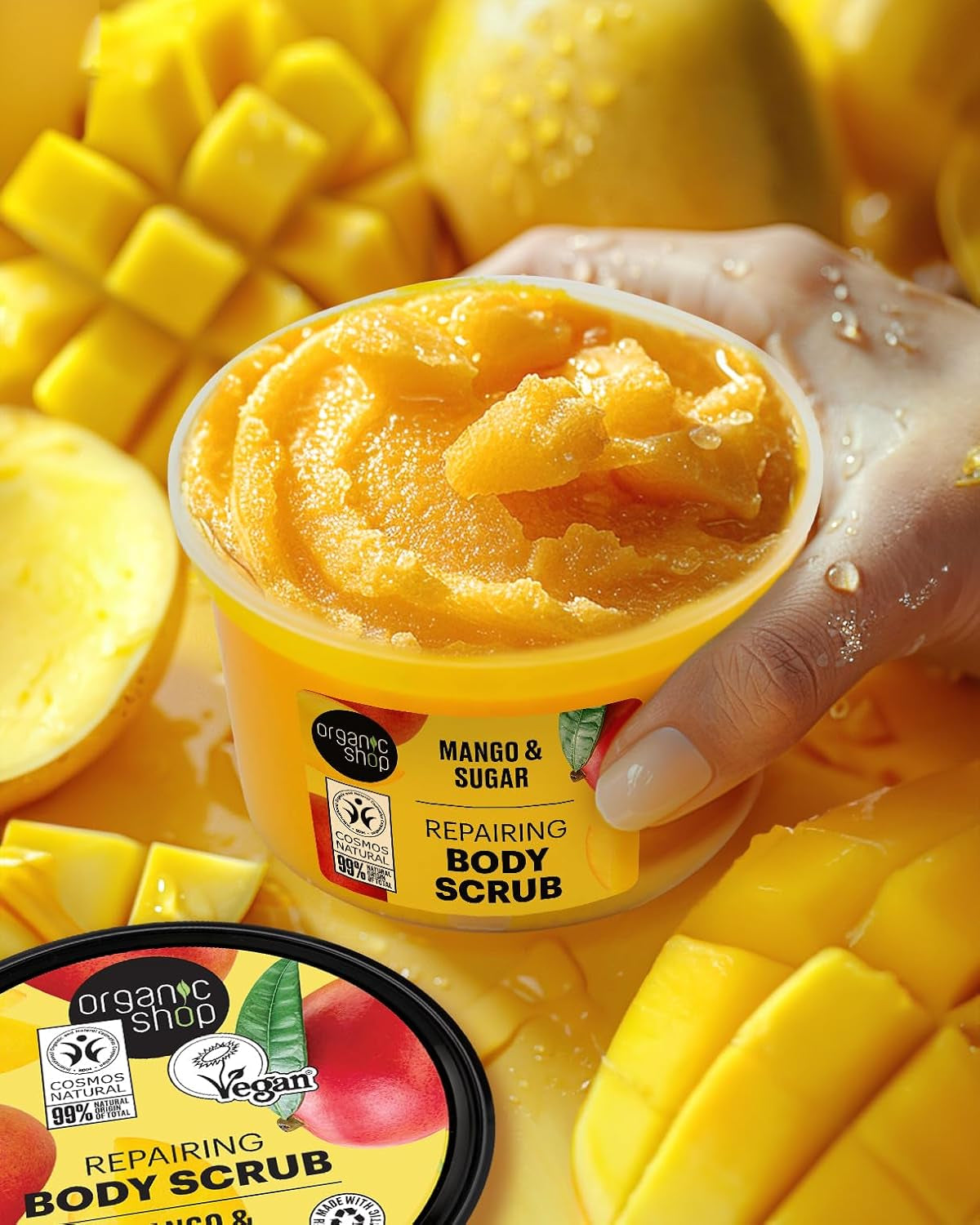 Natural Kenyan Mango and Sugar Body Scrub, 250ml