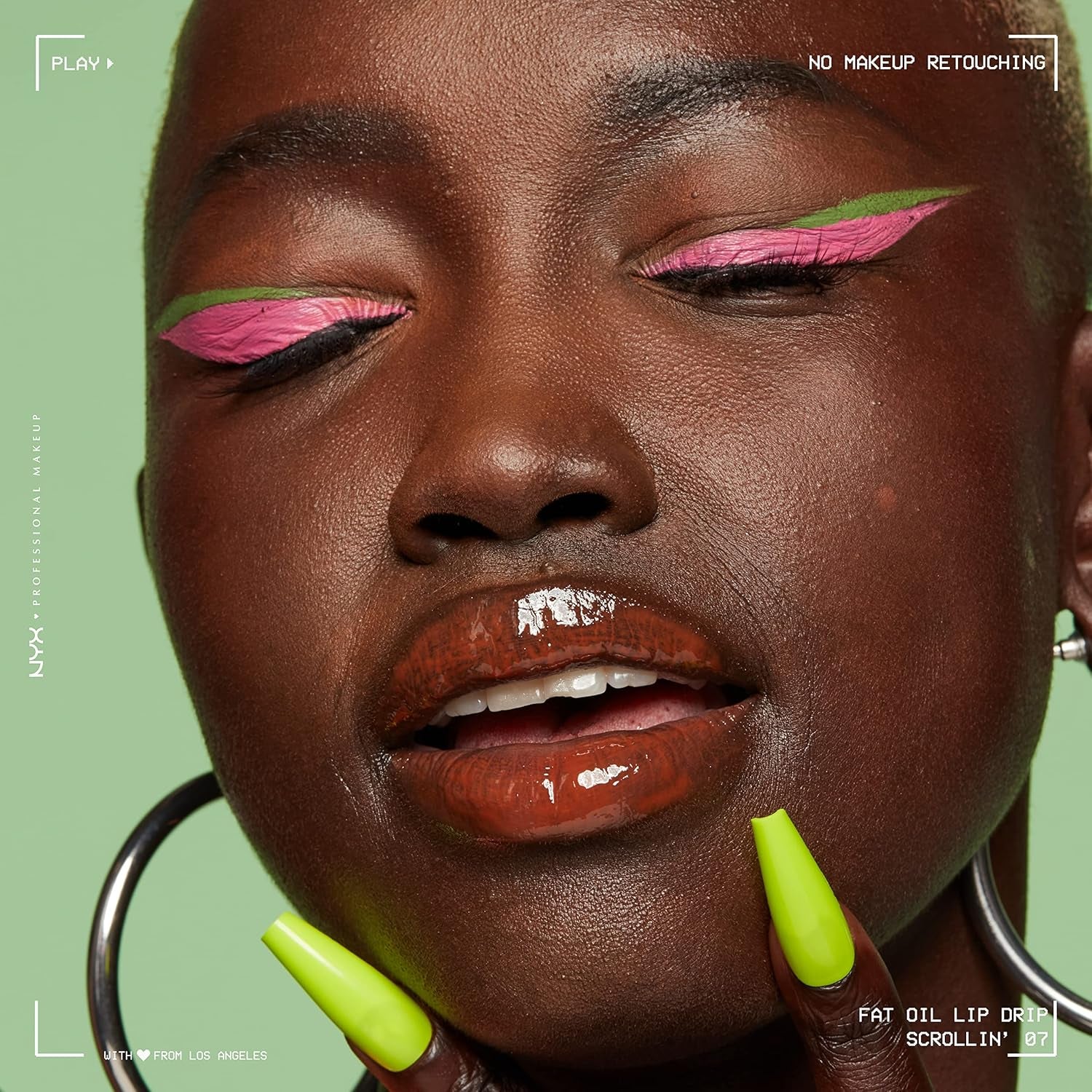 Fat Oil Lip Drip - Moisturizing Vegan Tinted Lip Gloss in Deep Caramel