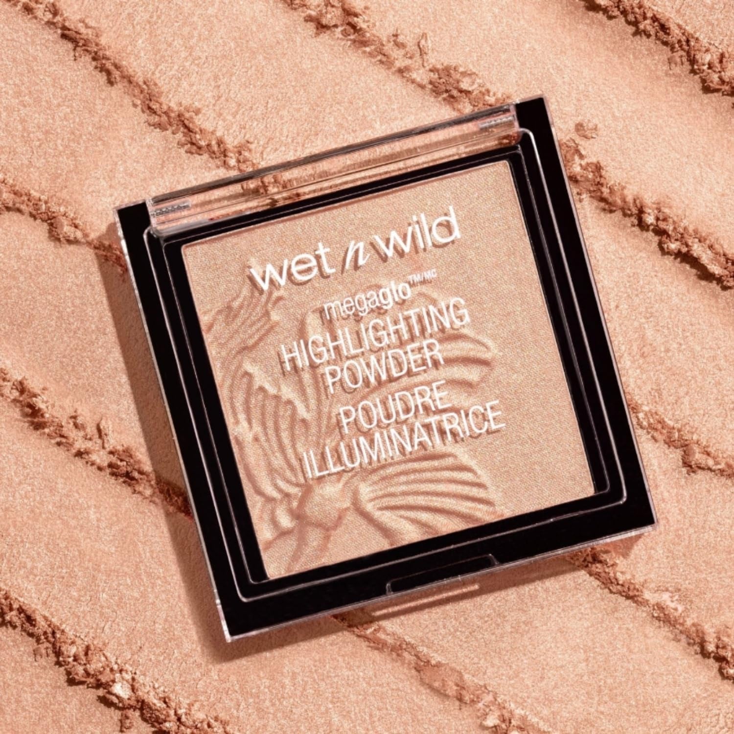 Megaglo Highlighting Powder - Highlighter Makeup for a Shimmering Pink Rose Gold Glow