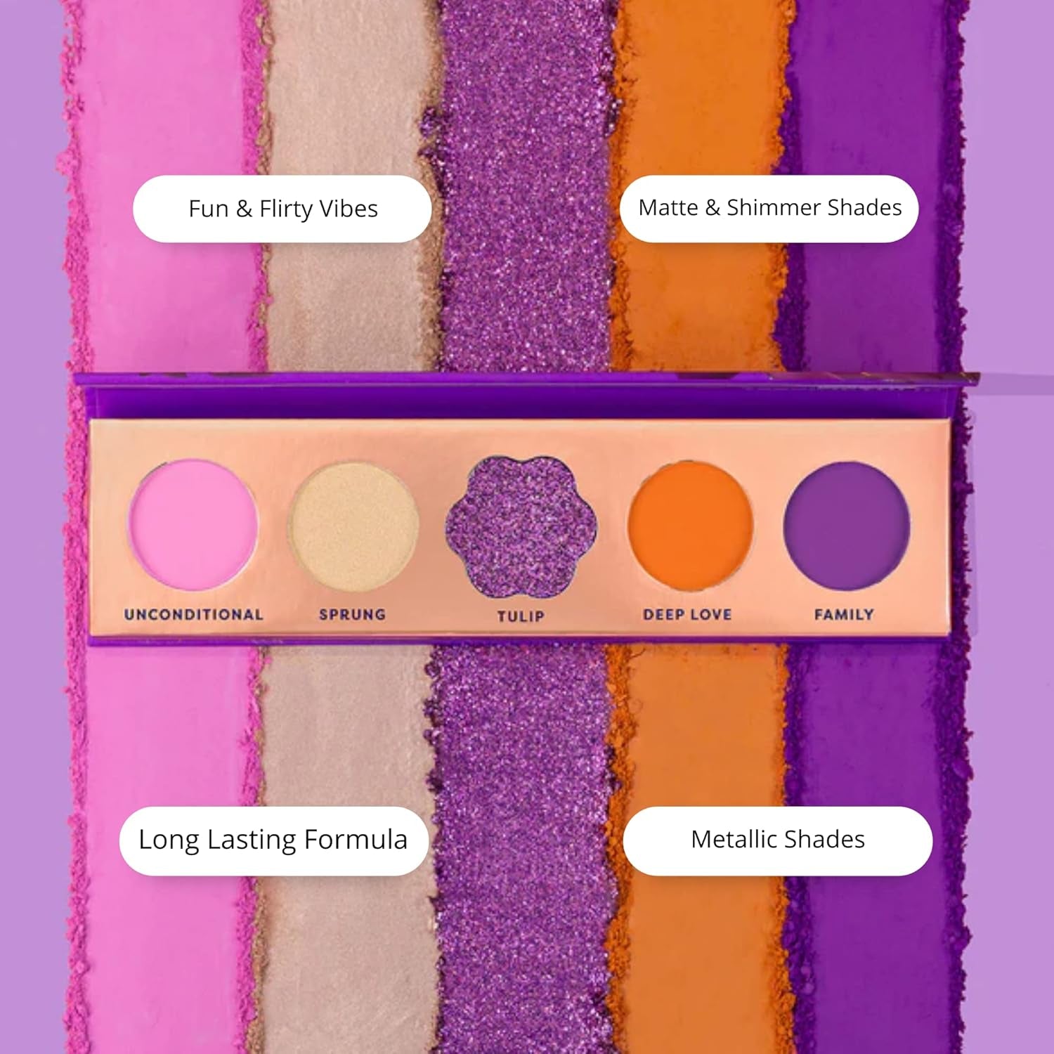 Blooming Hues Mauve 5-Shade Eyeshadow Palette