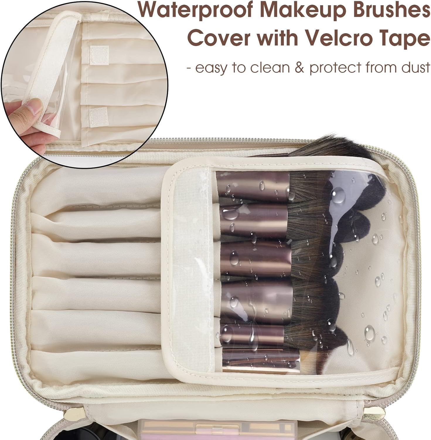 Cosmetic Organizer and Travel Makeup Bag for Women