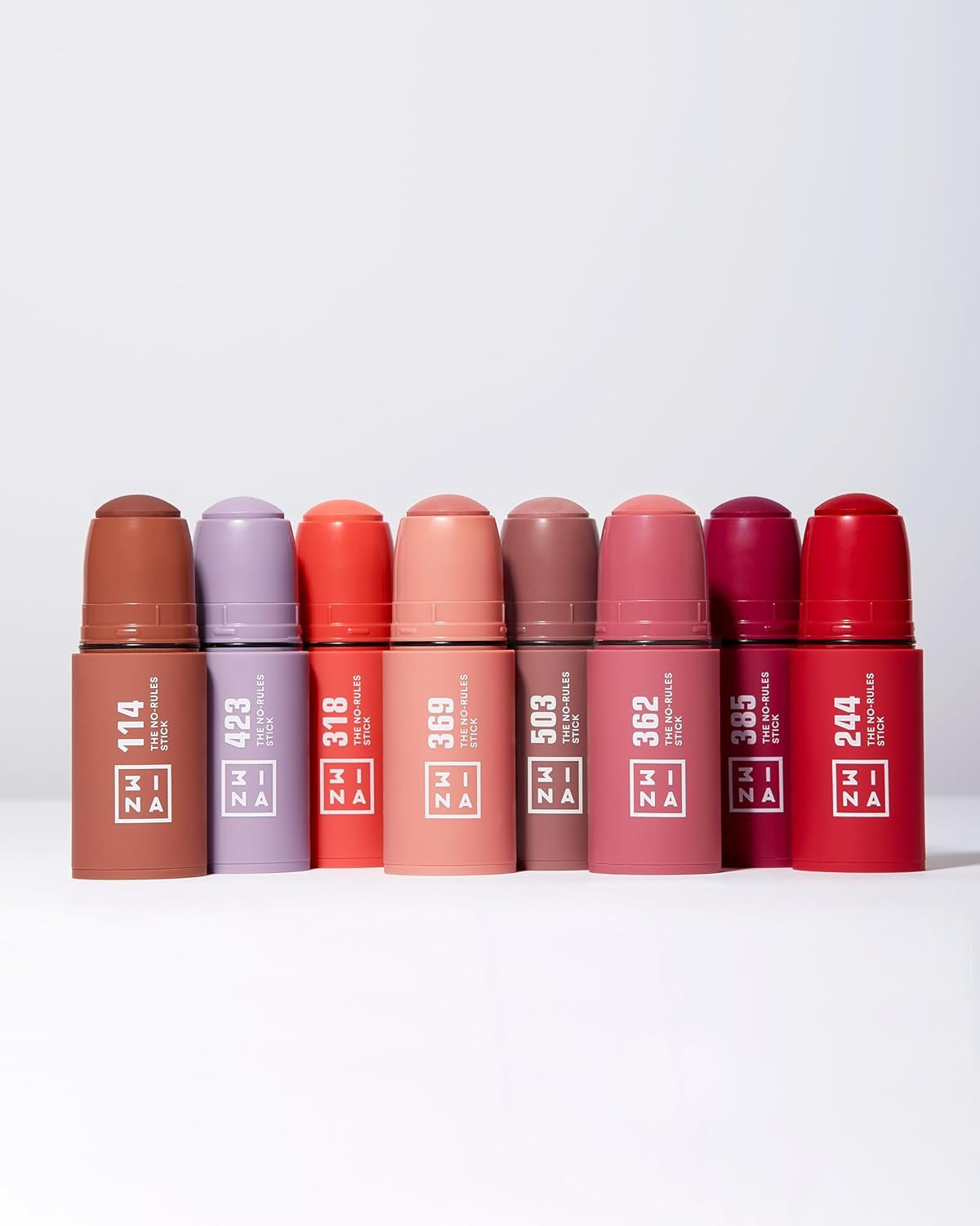No-Rules Stick 503 - Skin Tone Blush Stick for Eyes, Lips, and Cheeks with Hyaluronic Acid - Cream Blusher for a Natural and Luminous Finish - Vegan and Cruelty-Free