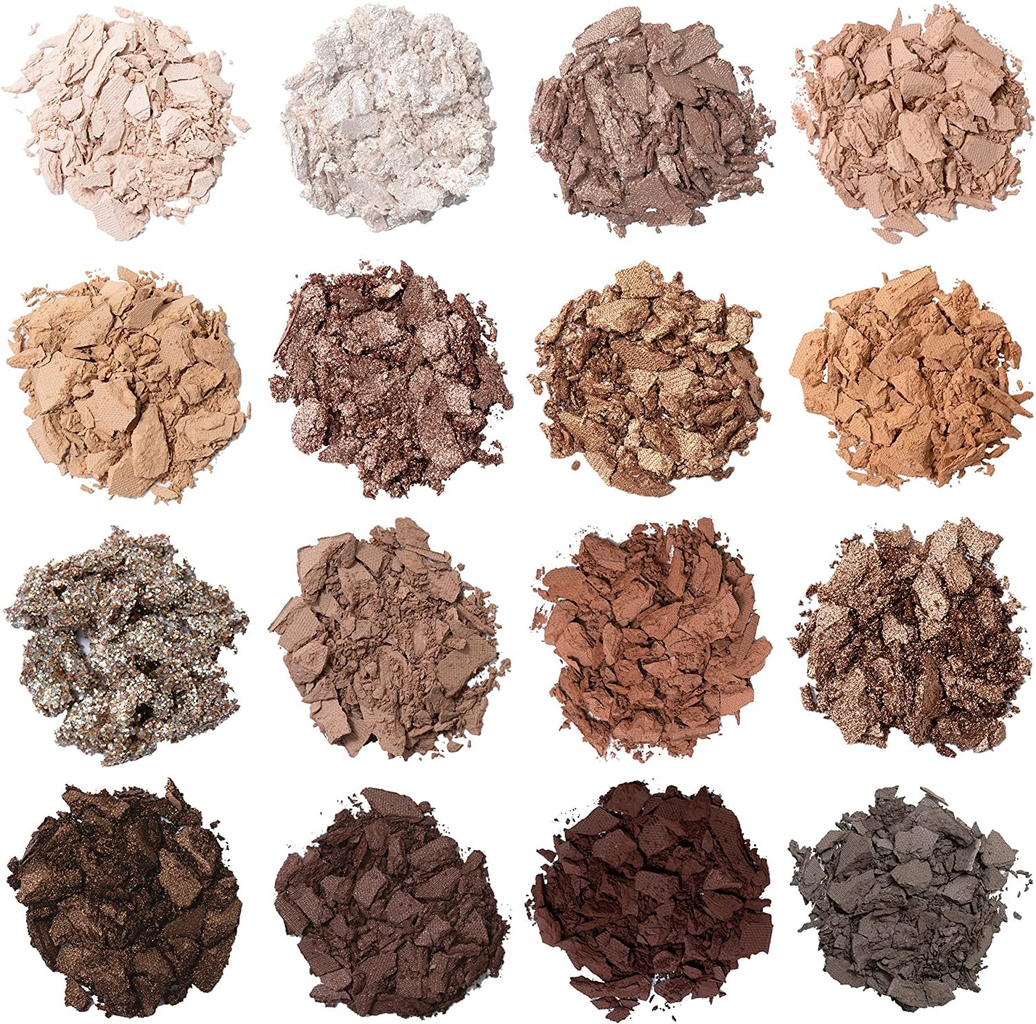 Always Naked Eyeshadow Palette: 16 Ultra-Pigmented Neutral Shades in Matte, Sparkle, and Glitter Finishes for Effortless Glam Looks
