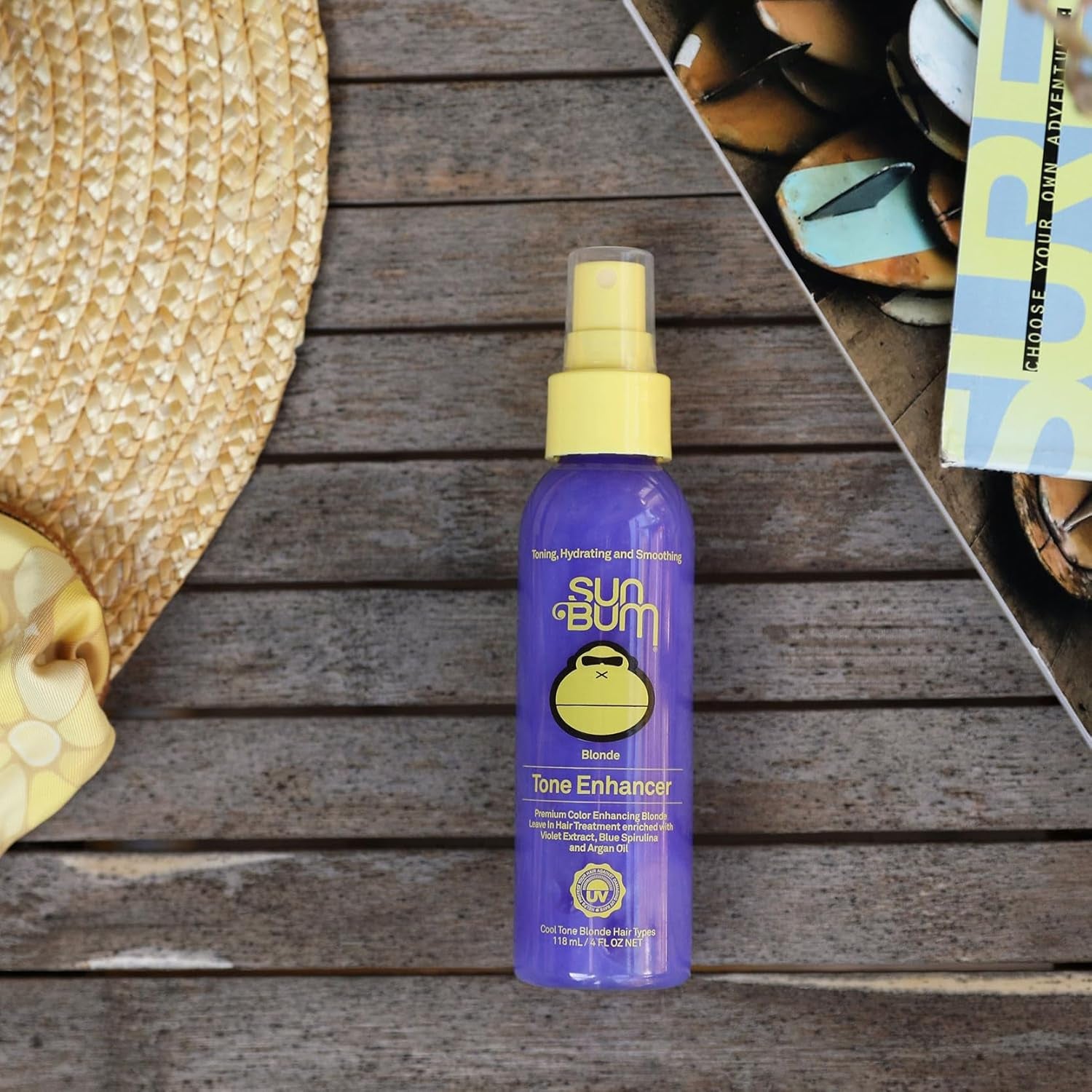 Blonde Tone Enhancer - Paraben, Gluten, and Cruelty-Free Purple Leave-In Treatment for Blondes - 4 oz