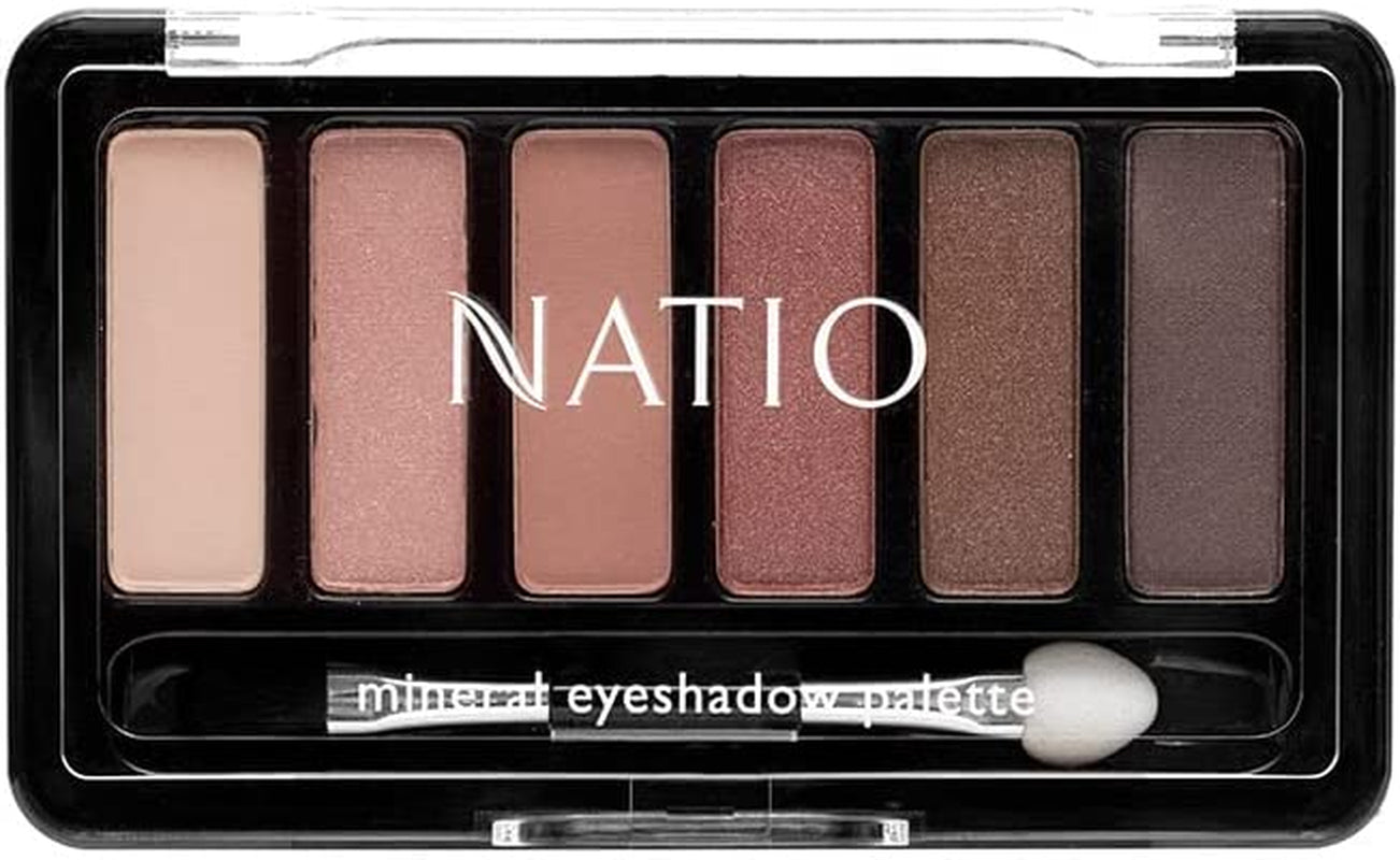 Australia Mineral Eyeshadow Palette - Petal-Inspired Shades from Soft Pink to Purple, Travel-Friendly, Cruelty-Free & Vegan, 6G