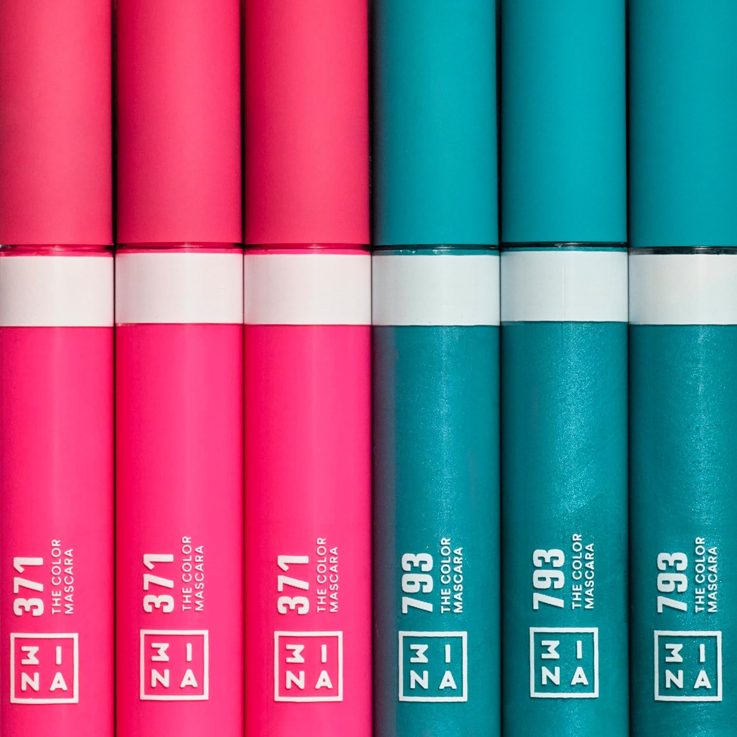 Colour Mascara 793 - Turquoise with Keratin for Enhanced Volume and Definition - Long-Lasting Formula for Sensitive Eyes - Highly Pigmented - Vegan and Cruelty-Free