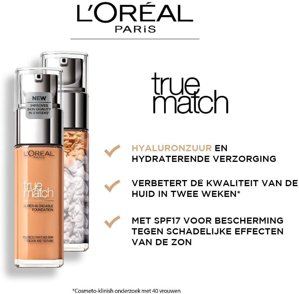 L'Oréal Paris Perfect Match Liquid Foundation with Hyaluronic Acid and Aloe Vera, Shade No. 9R/9C, 30 ml