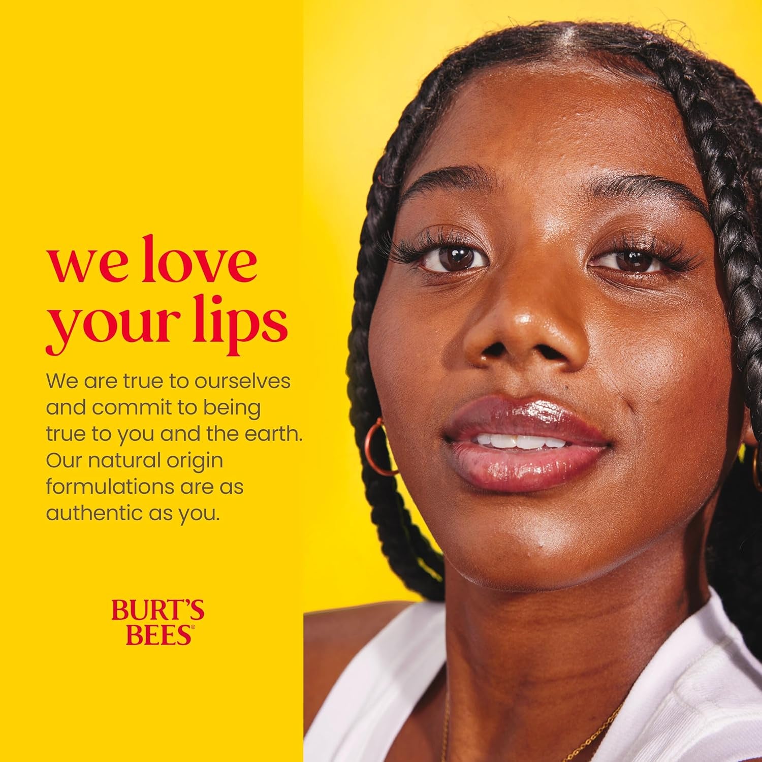 Natural Origin Moisturizing Lip Balm with Sweet Mandarin, 4.25g Tube