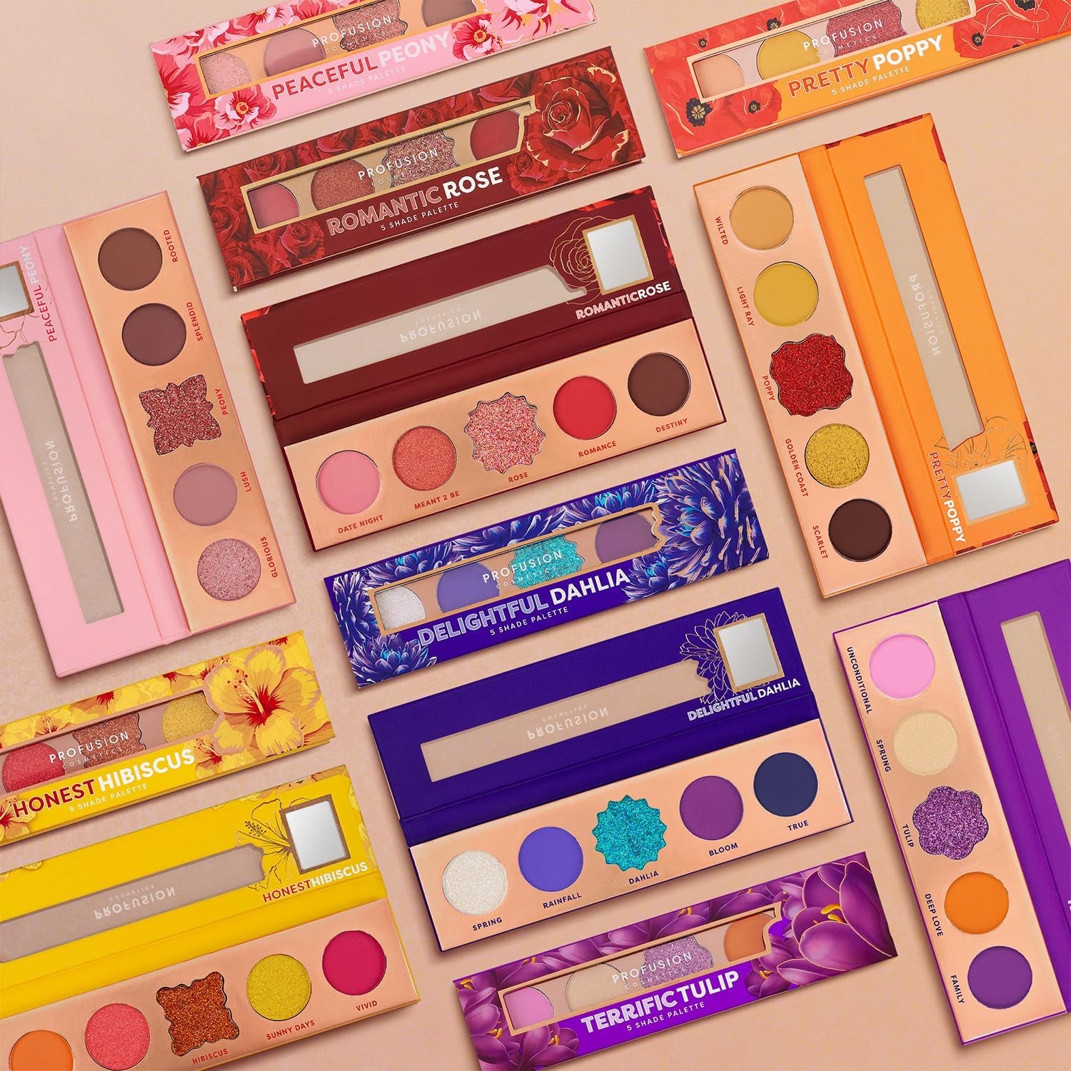 Blooming Hues Mauve 5-Shade Eyeshadow Palette