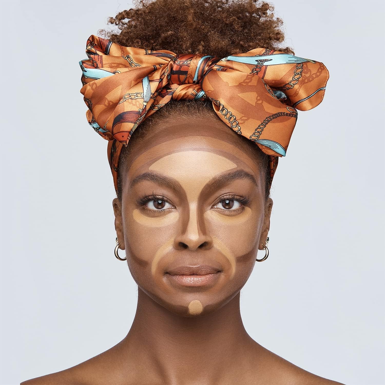 4-in-1 Concealer: Color Corrector, Contour, and Highlighter with Full Coverage for Under Eye Circles and Blemishes - Hydrating and Long-Lasting Formula (Orange Corrector, 1 Pack)
