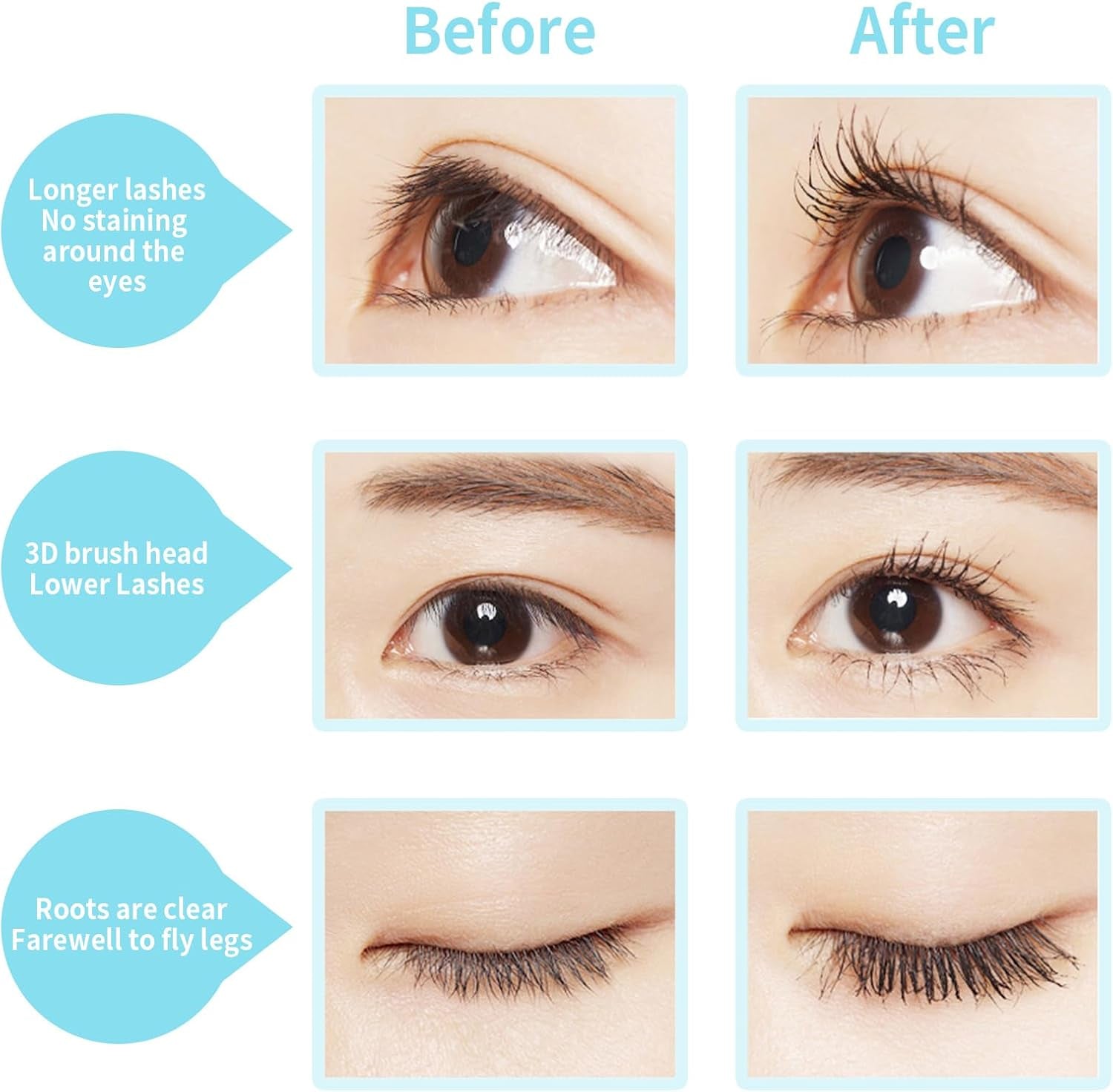 30D & 40D Wispy Lash Clusters (9-16mm) - DIY Natural D Curl Lash Extensions, 280 Pieces for Home Use