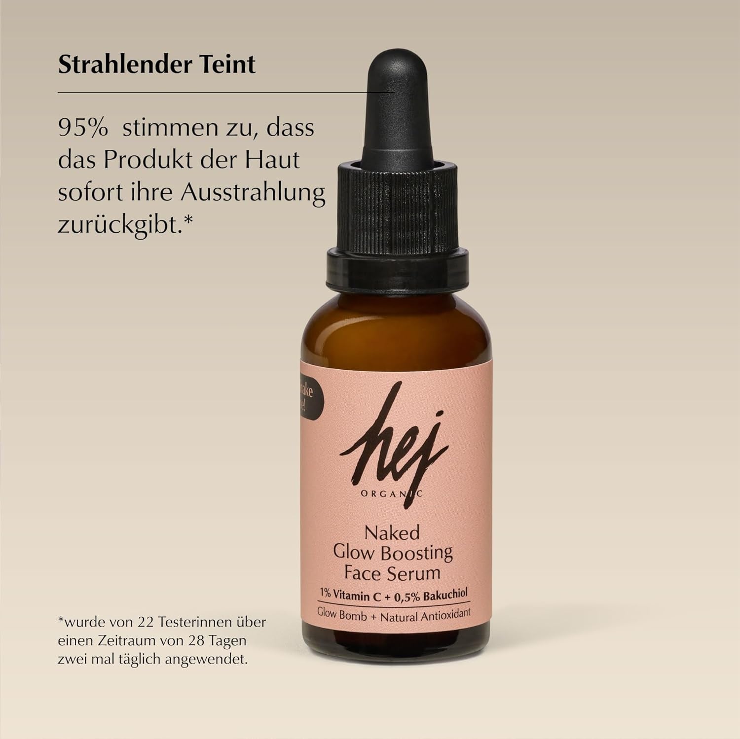 Anti-Aging Face Serum for All Skin Types, Natural Ingredients, Intensive Care, 30 ml