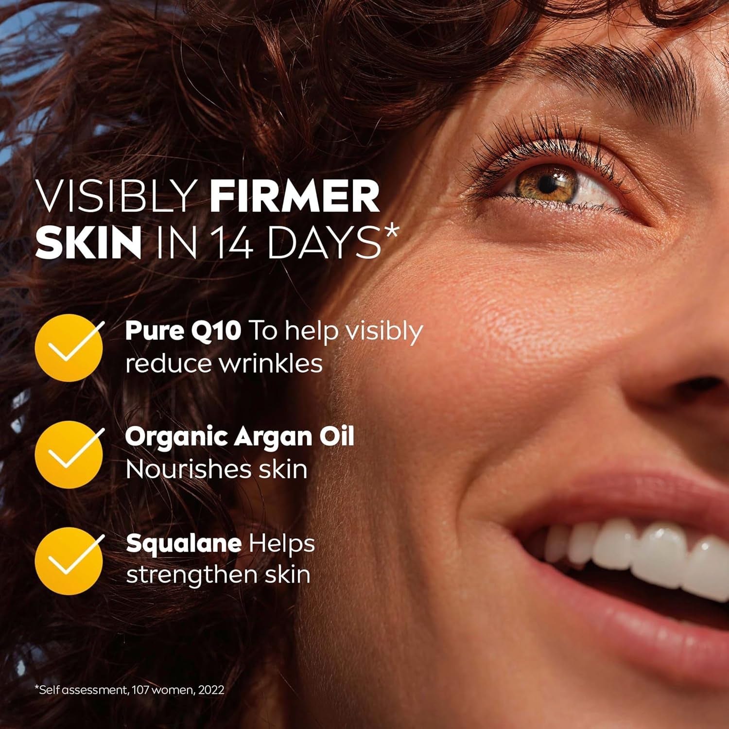 Q10 Anti-Wrinkle Nourishing Day Cream SPF 15 - 50ml | Anti-Aging Face Moisturizer with Q10 & Argan Oil | 24-Hour Hydration | Skin Firming | Reduces Signs of Aging