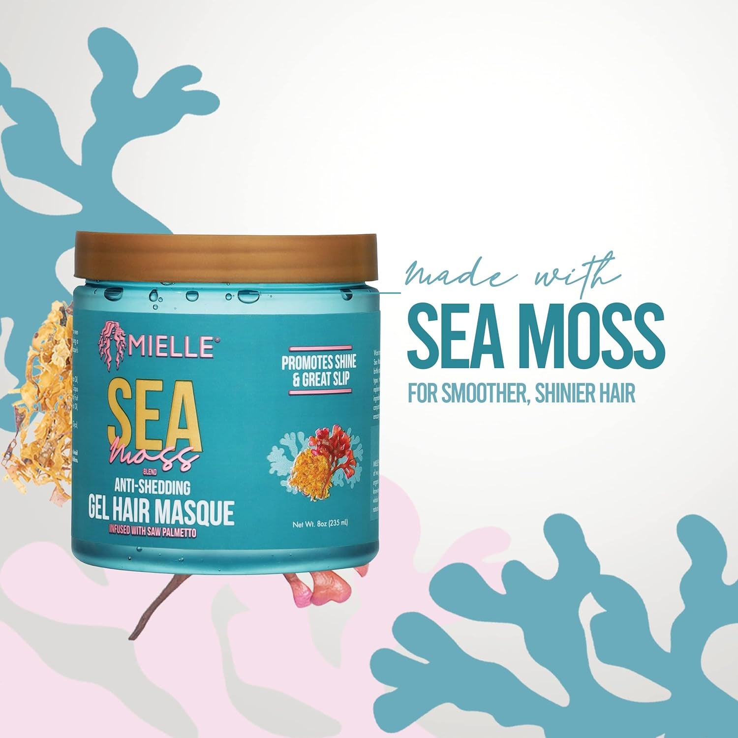 Mielle Sea Moss Anti-Shedding Hair Masque, 235ml (8oz)