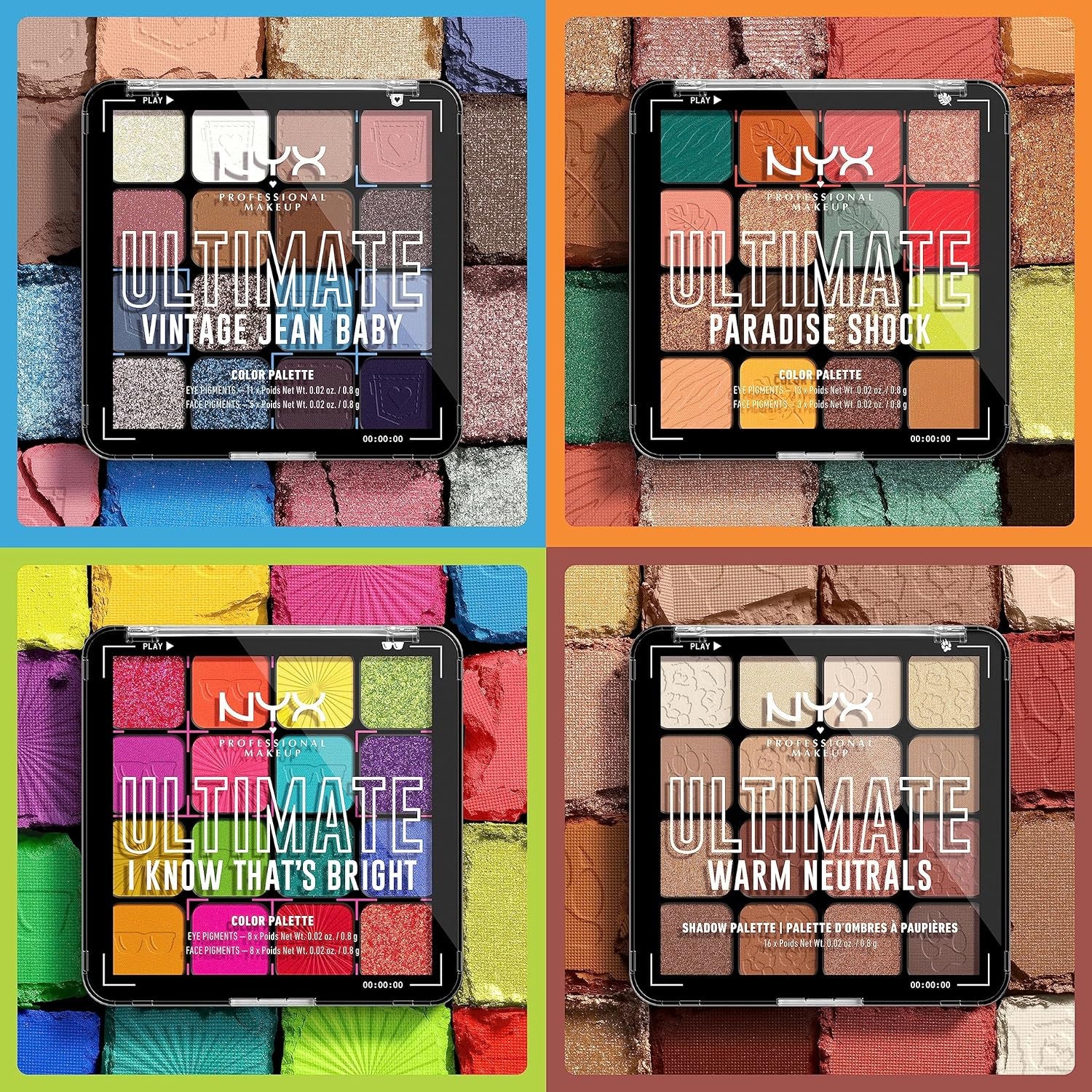 Vintage Jean Baby Ultimate Eye Shadow Palette