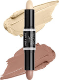 Wet 'N' Wild Megaglo Dual-Ended Contour Stick - 2-in-1 Contour and Highlighter, Easy Blend Formula for a Defined Look, Light/Medium, 8g (Single Pack)