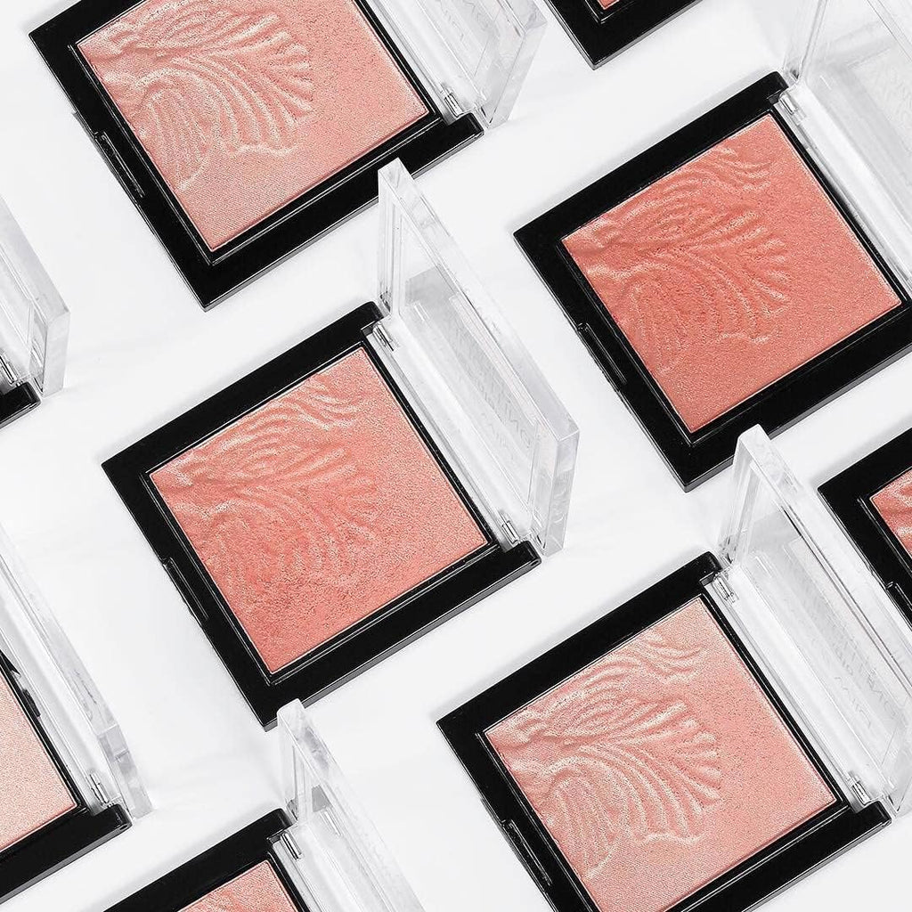 Megaglo Highlighting Powder - Highlighter Makeup for a Shimmering Pink Rose Gold Glow