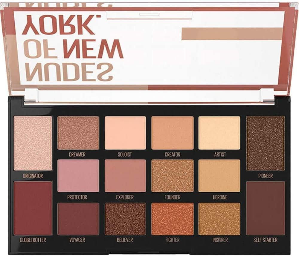 New York Eyeshadow Palette: Blendable, Crease-Free Nude Shades