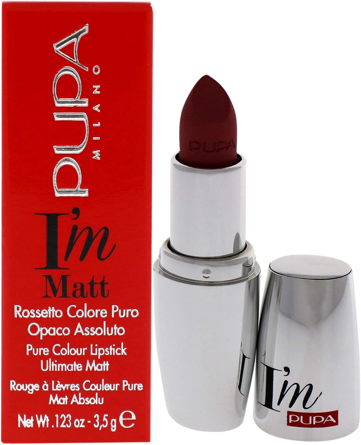 Milano I Am Matte Pure Color Lipstick - 012 Angel Rose for Women, 0.123 Oz