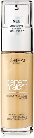 L'Oréal Paris Perfect Match Liquid Foundation with Hyaluronic Acid and Aloe Vera, Shade No. 2.5.D/2.5.W Macadamia, 30 ml