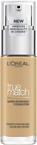 L'Oréal Paris Perfect Match Liquid Foundation with Hyaluronic Acid and Aloe Vera, Shade No. 4.D/4.W Golden Natural, 30ml