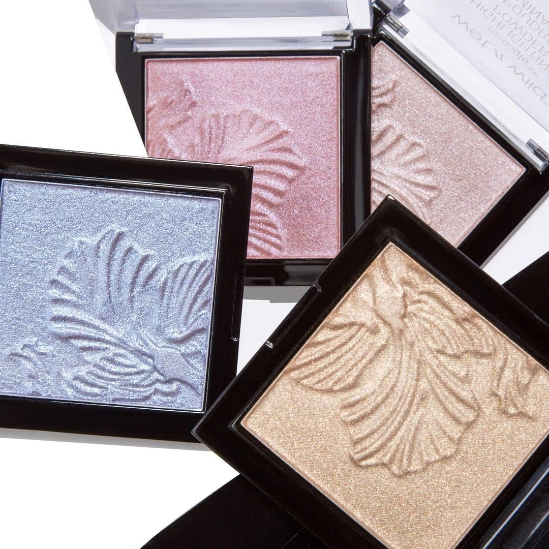 Megaglo Highlighting Powder - Highlighter Makeup for a Shimmering Pink Rose Gold Glow