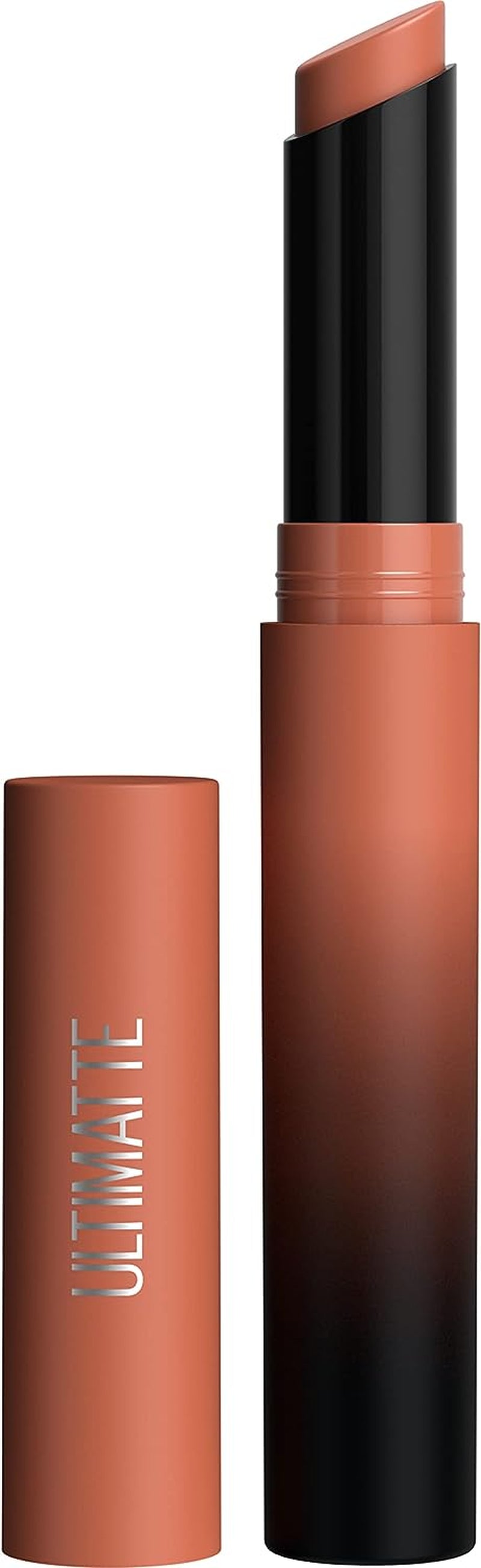 Color Sensational Ultimatte Neo-Neutrals Slim Lipstick - Lightweight Blurring Formula with High-Impact Pigments in More Sepia, 0.06 Oz
