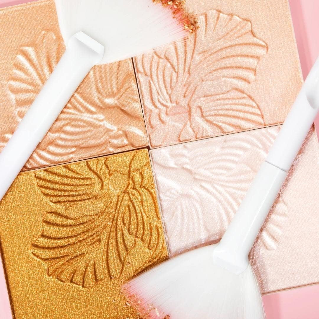 Megaglo Highlighting Powder - Highlighter Makeup for a Shimmering Pink Rose Gold Glow