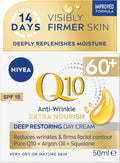 Q10 Anti-Wrinkle Nourishing Day Cream SPF 15 - 50ml | Anti-Aging Face Moisturizer with Q10 & Argan Oil | 24-Hour Hydration | Skin Firming | Reduces Signs of Aging