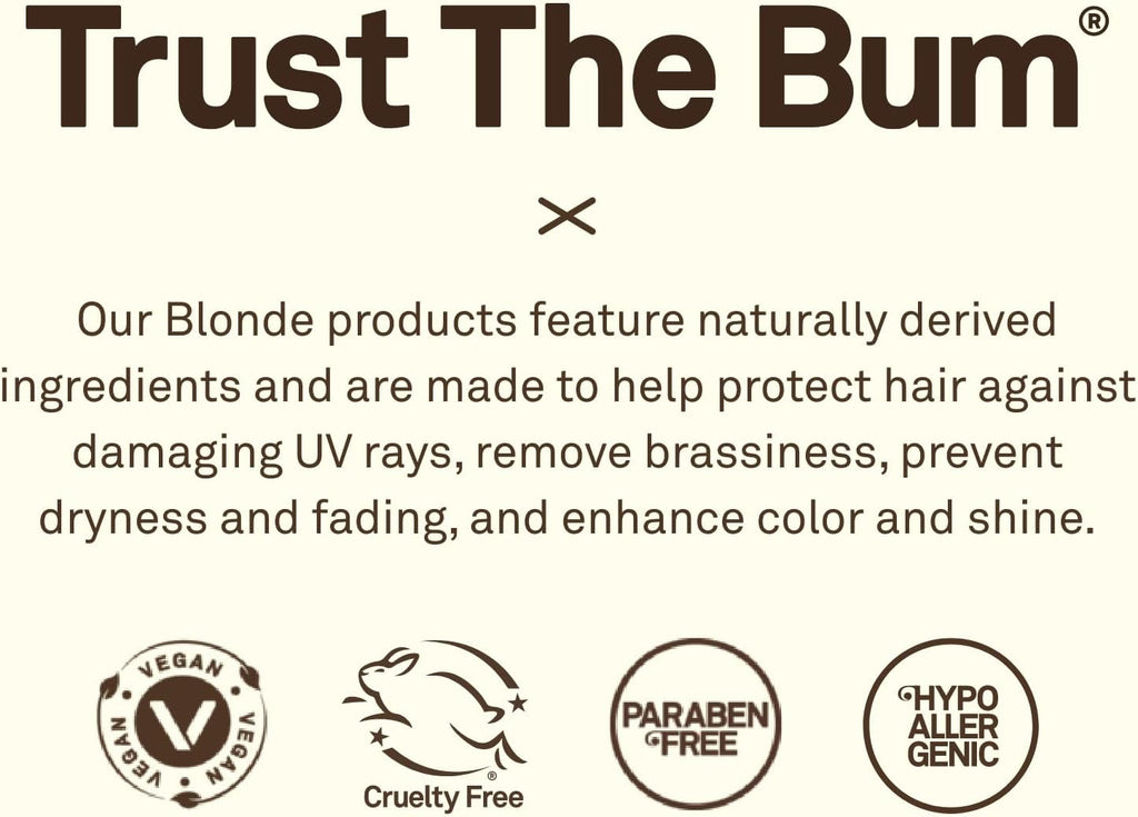 Blonde Tone Enhancer - Paraben, Gluten, and Cruelty-Free Purple Leave-In Treatment for Blondes - 4 oz