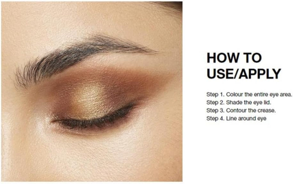 New York Eyeshadow Palette: Blendable, Crease-Free Nude Shades