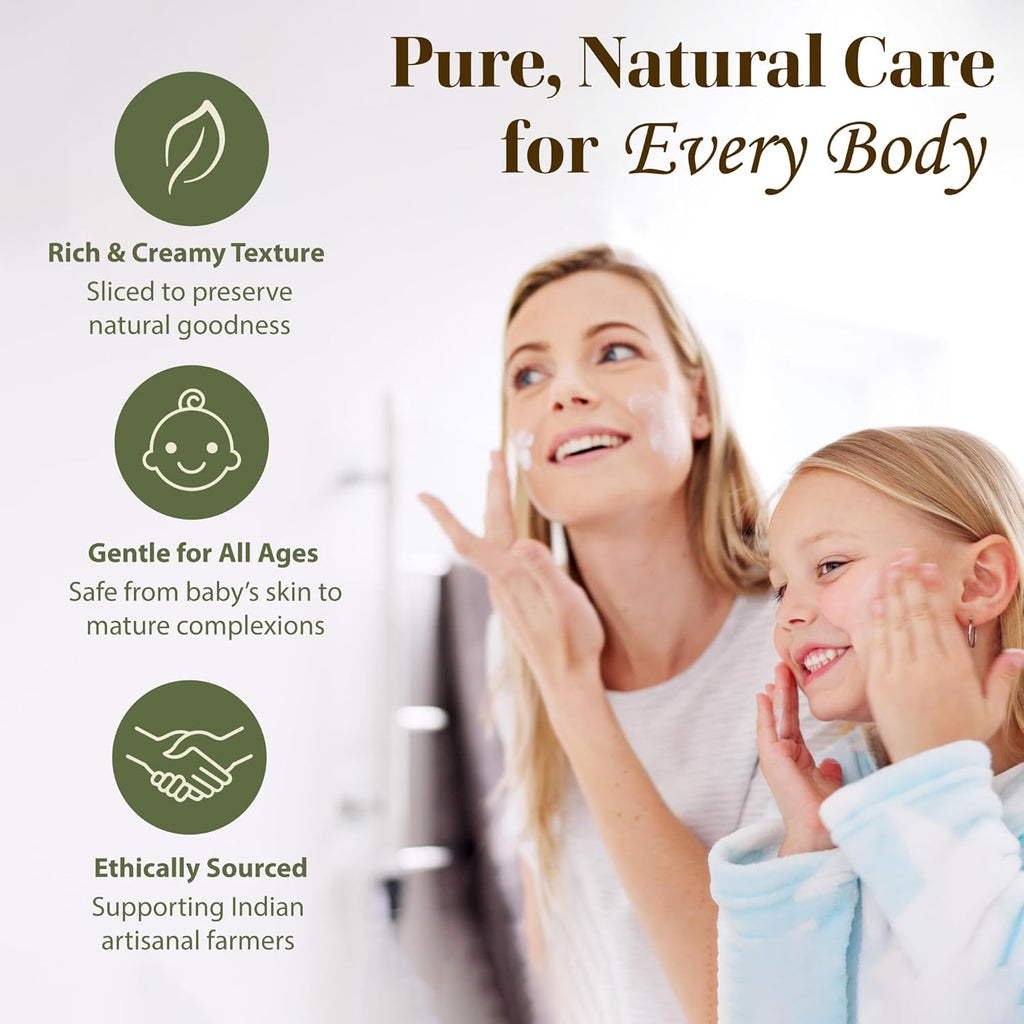 Organic Unrefined Raw African Ivory White Shea Butter 16 oz - Premium Moisturizing Shea Butter for Skin and Hair, Ideal for DIY Lip Balm, Cream, Soap, and Lotion Production