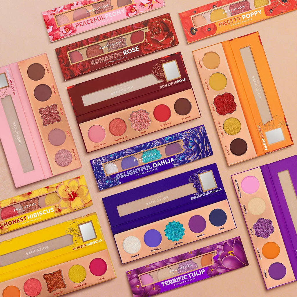 Blooming Hues Mauve 5-Shade Eyeshadow Palette