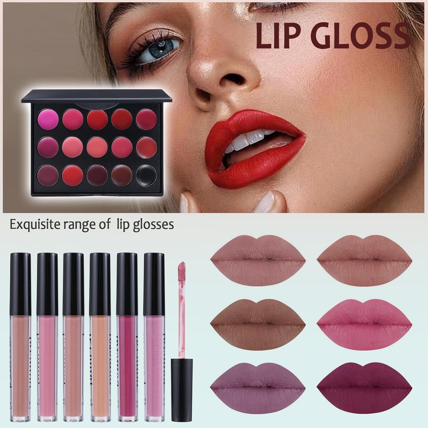 Comprehensive Makeup Kit for Women and Teens - Includes Eyeshadow, Lip Gloss, Lipstick, Makeup Brushes, Eyebrow Pencil, Eyeliner, Liquid Concealer, Foundation Primer, and Makeup Bag