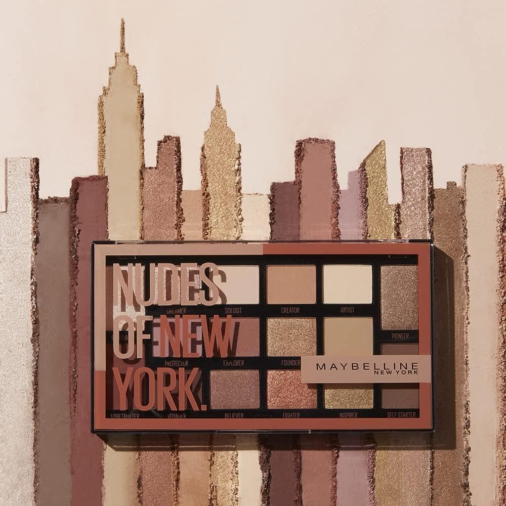 New York Eyeshadow Palette: Blendable, Crease-Free Nude Shades