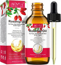 Organic Rosehip Oil for Face (2.02 Fl. Oz) - 100% Pure Cold Pressed Rosehip Seed Oil, Anti-Aging Moisturizer, Skin and Nail Treatment, Nourishing Hair Care