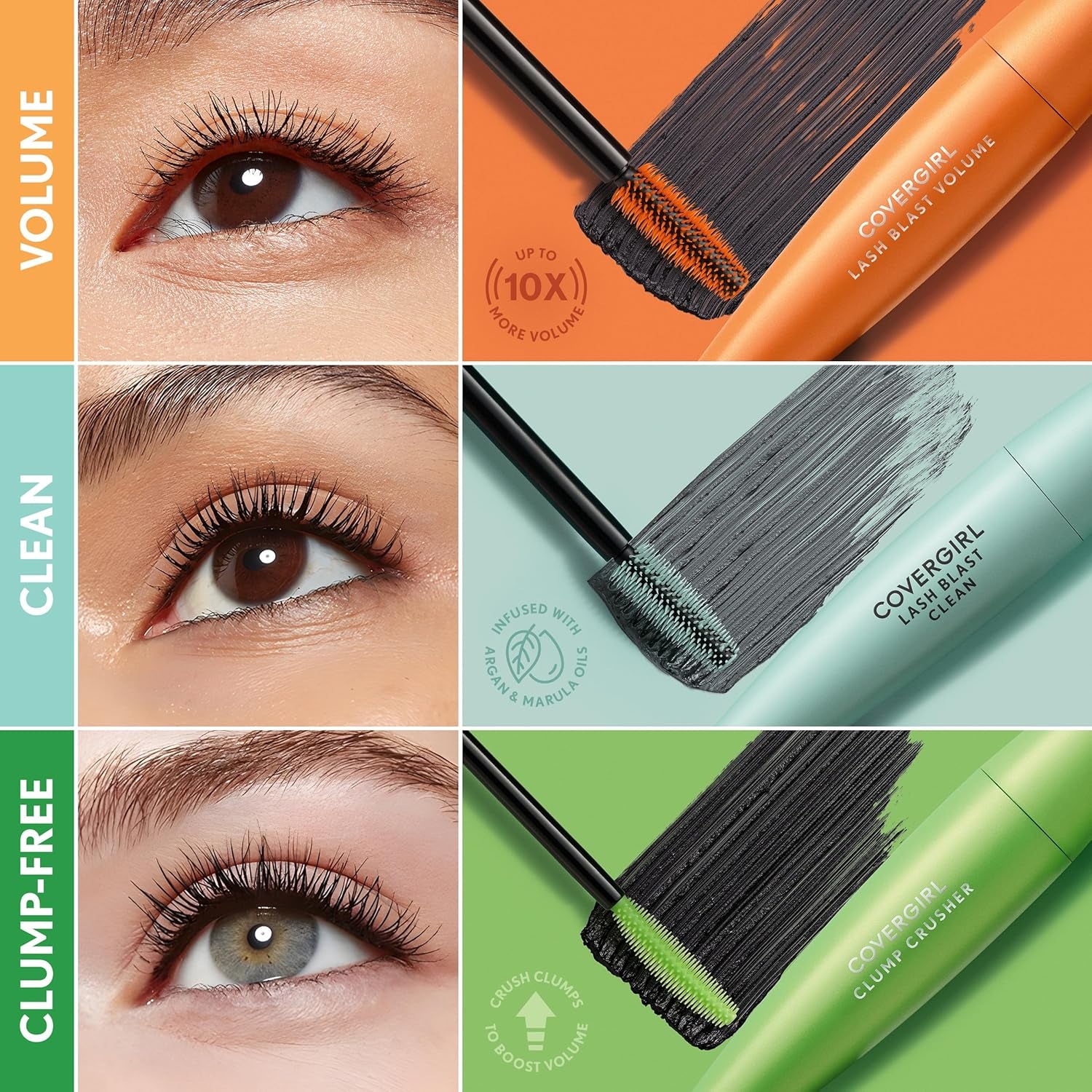 LashBlast Volume Mascara in Brown, 0.44 Fl Oz (13.1 mL)
