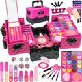 Professional Children's Makeup Set - 52-Piece Washable and Non-Toxic Makeup Kit for Ages 3-12, Ideal Birthday Gift for Aspiring Young Artists