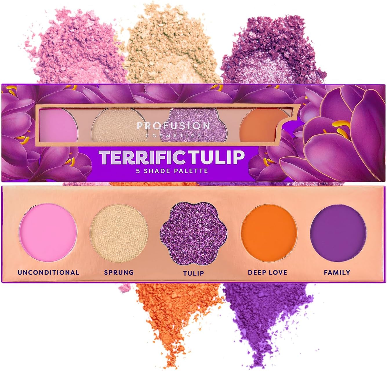 Blooming Hues Mauve 5-Shade Eyeshadow Palette