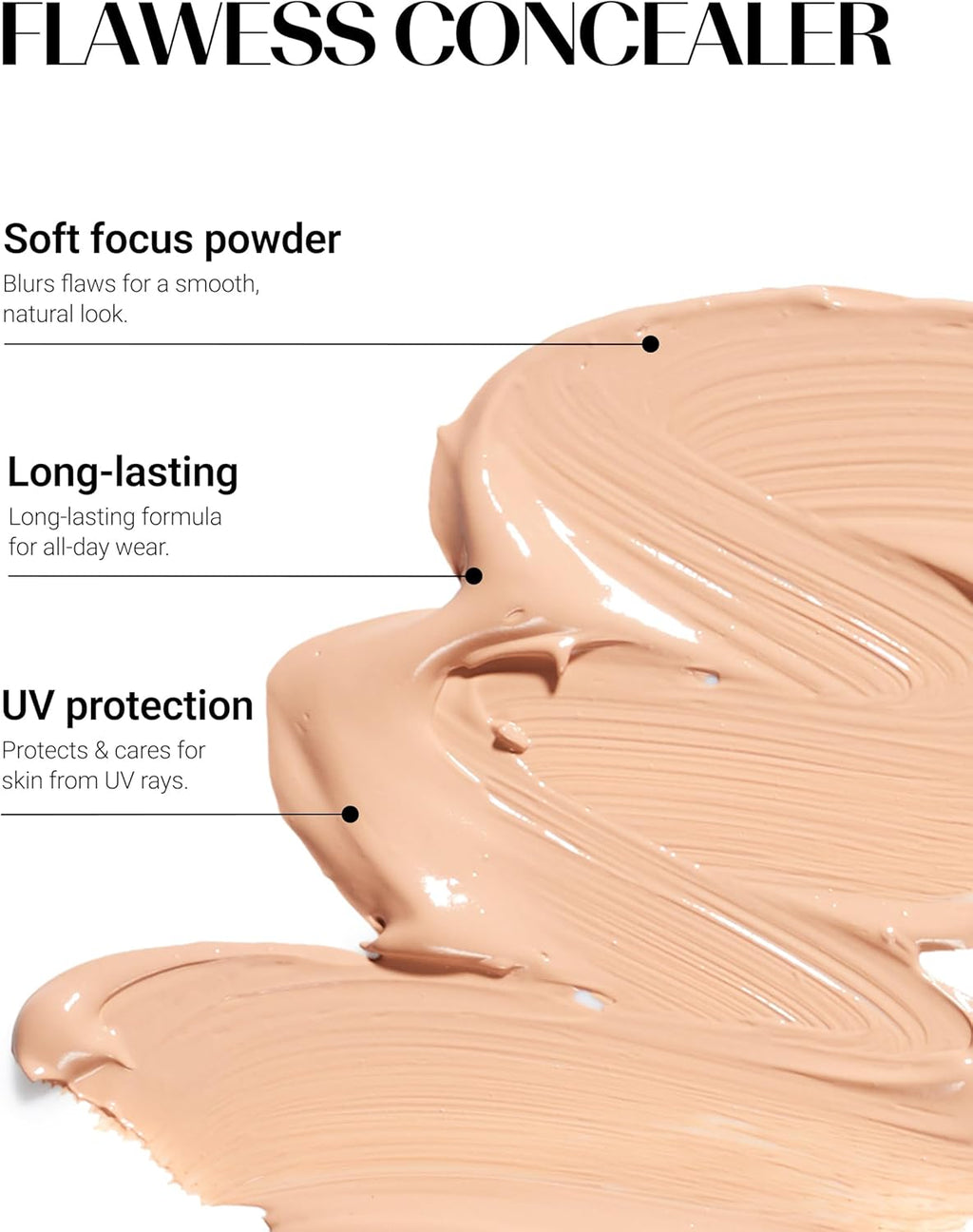 Cover Perfection Tip Concealer SPF 28 PA++ 6.5g - 1.75 Middle Beige, High Adhesive Formula for Blemish, Freckle, and Dark Circle Coverage