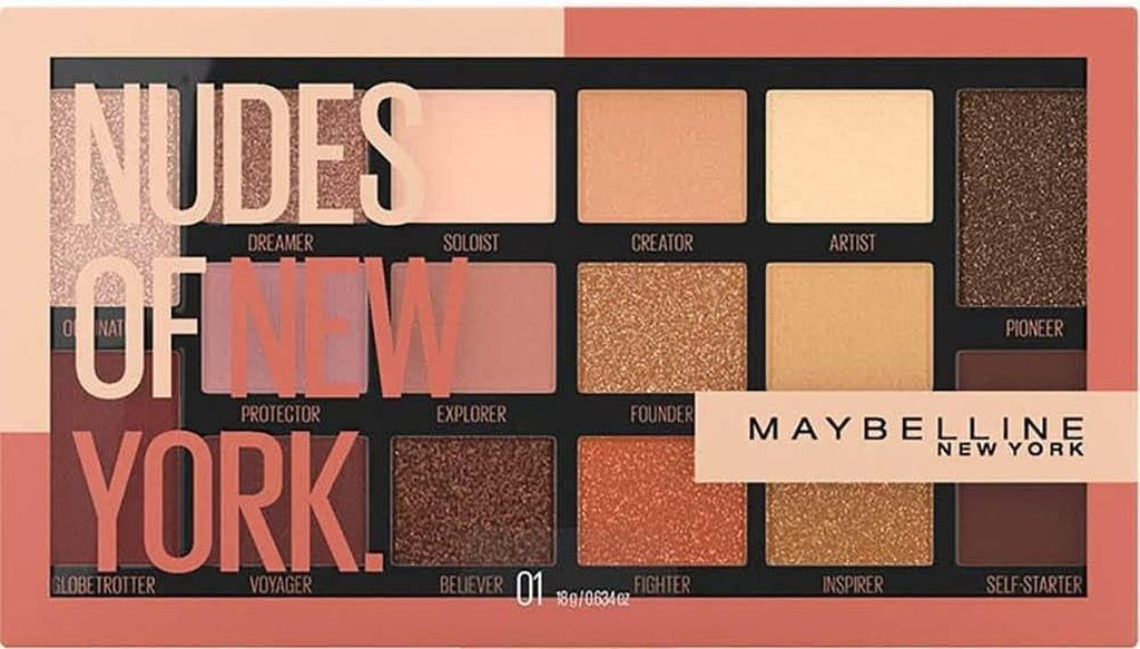 New York Eyeshadow Palette: Blendable, Crease-Free Nude Shades